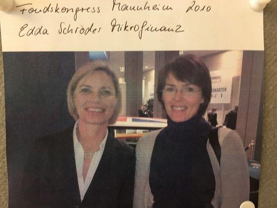 Edda Schröder und Penelope Schneider, Fondkongress Mannheim, Vorstellung des ersten Microfinanzfonds für Privatanleger